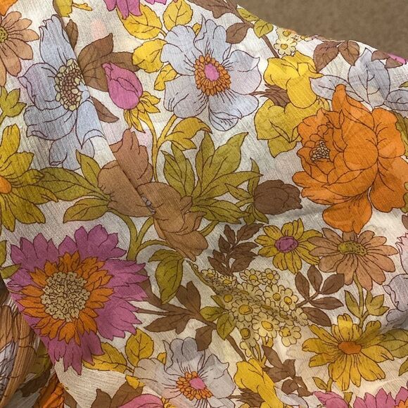 NWT Revolves Veronica Beard Kailani Garden Neutral Pink Floral Halter Silk Top - Picture 9 of 11